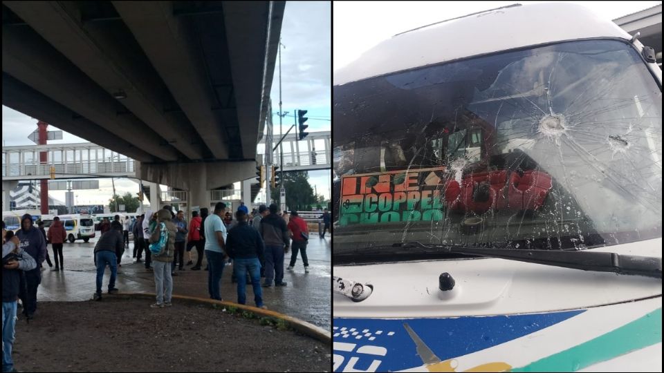 Los conductores denunciaron que hombres armados los agredieron mientras estaban en el Mexipuerto