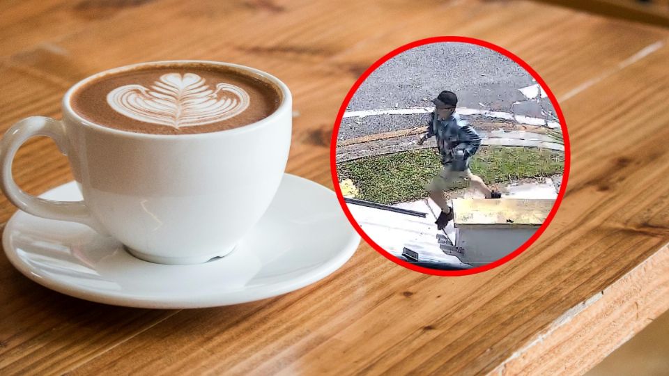 Sujeto sale corriendo después de arrojar café a un bebé