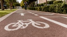 Captan VIDEO de una ciclista siendo golpeada por un hombre, le reclamó por invadir la ciclovía