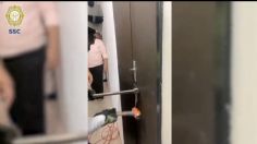 VIDEO: Así fue el rescate de una bebé de un año de edad, atrapada dentro de departamento en Tlatelolco