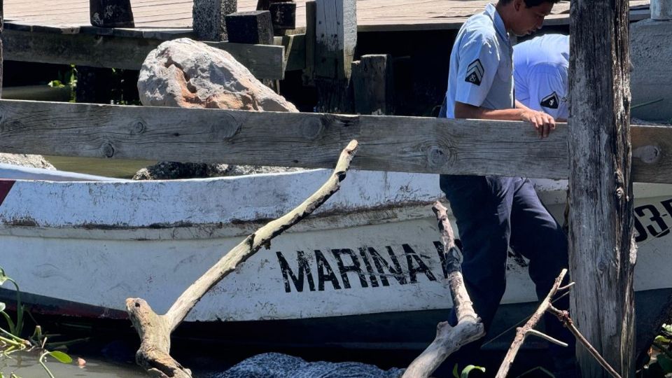 La víctima fue encontrada flotando sobre este cuerpo de agua