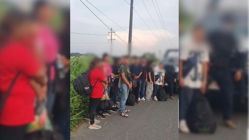 Rescatan a 377 migrantes en distintos puntos de Veracruz