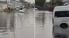 Fuertes lluvias inundan paradero de Santa Martha HOY, sábado 3 de agosto