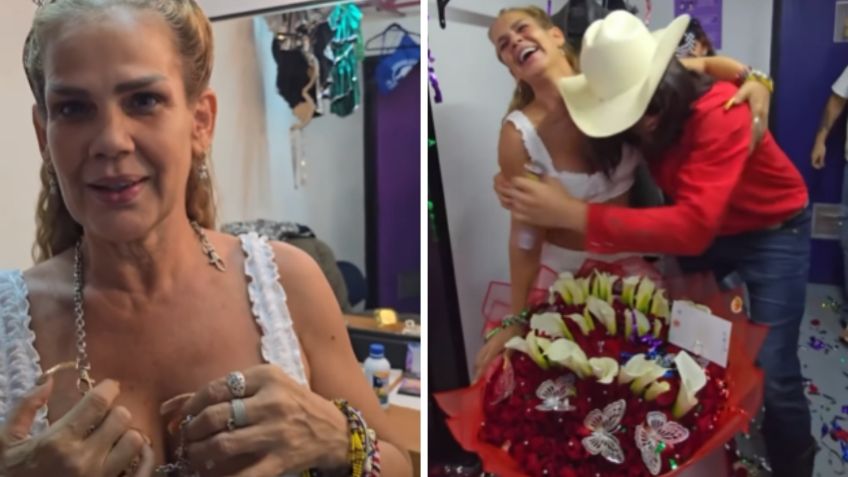 Niurka recibe románticas flores y su reacción se vuelve viral, "a la mujer más vedette"