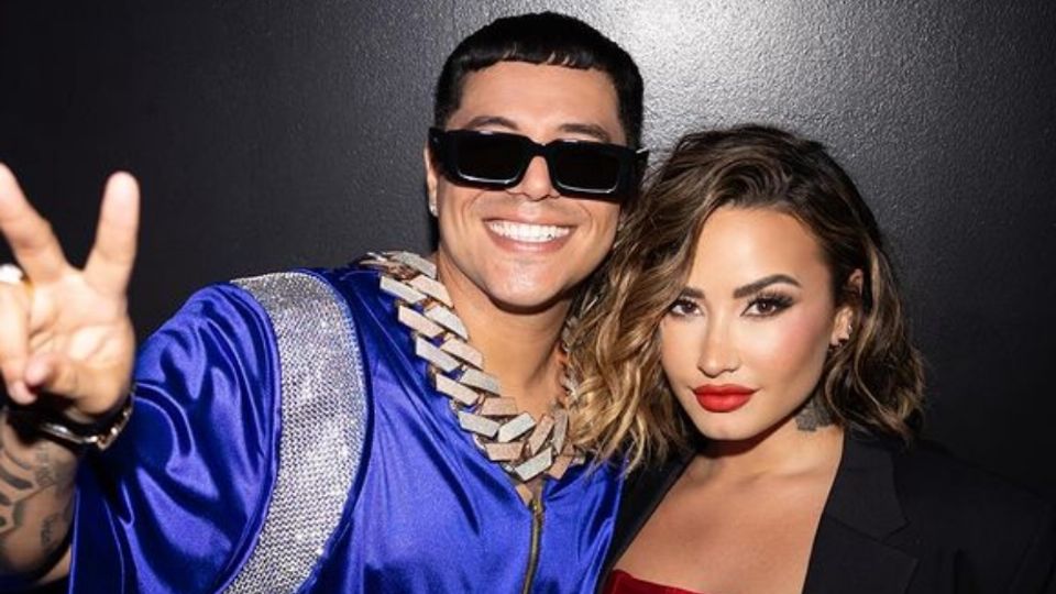 Eduin Caz y Demi Lovato cantaron juntos por primera vez