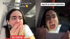 Joven graba intensa turbulencia durante su vuelo: “Es como una gelatina” | VIDEO