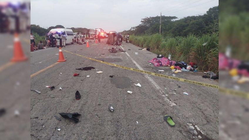 Mueren tres migrantes tras ser arrollados por un automovilista en la Carretera Panamericana