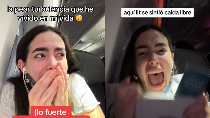 Joven graba intensa turbulencia durante su vuelo: “Es como una gelatina” | VIDEO