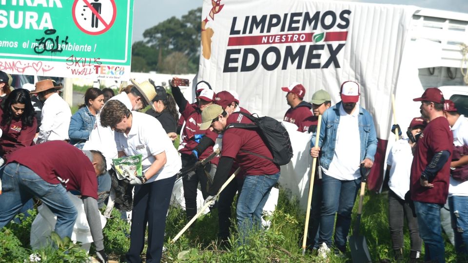 La gobernadora del Estado de México, Delfina Gómez Álvarez, dio inicio a la campaña “Limpiemos nuestro Edomex'