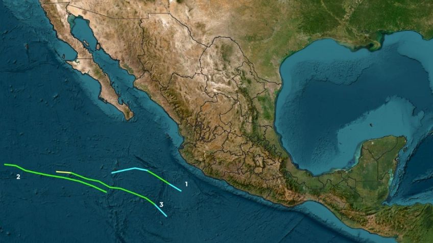 Se forma la depresión tropical Cinco-E: ¿Cuál es su trayectoria y cómo podría afectar a México?