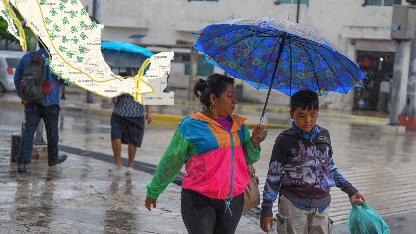 ¡Ciclón en el Océano Pacífico! Estos son los estados afectados este lunes 5 de agosto | MAPA