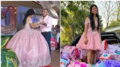 VIDEO: con flores, una moto y mariposas; así fue la fiesta de la quinceañera que murió electrocutada