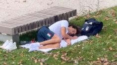 VIDEO: medallista Thomas Ceccon duerme en parque por malas condiciones en Villa Olímpica de París 2024