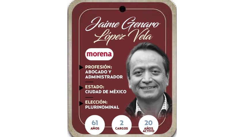 ¿Quién es Jaime Genaro López Vela? Diputado por Representación Proporcional de Morena