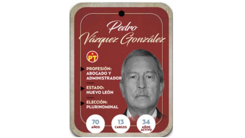 ¿Quién es Pedro Vázquez González? Diputado por Representación Proporcional del PT