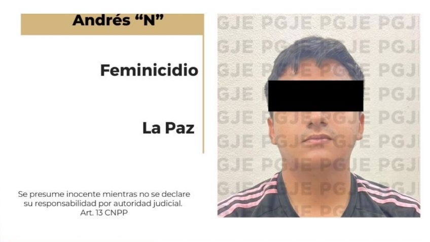 Vinculan a proceso a Andrés "N" por el delito de feminicidio contra Leslie Desiree