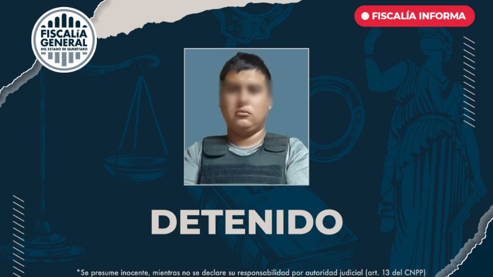 Detenido identificado como 'El 3/4'