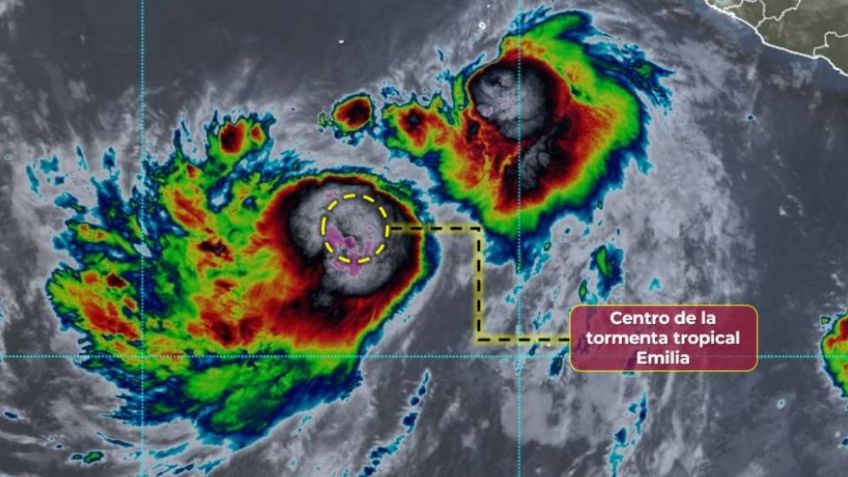 Tormenta tropical Emilia amenaza con evolucionar a huracán frente a costas de Baja California Sur