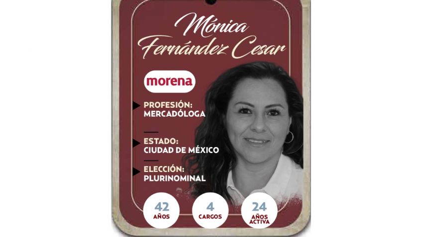 ¿Quién es Mónica Fernández Cesar, conoce a la próxima diputada?