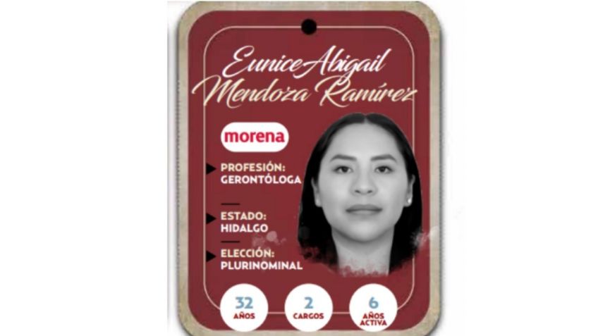 Conoce a Eunice Abigail Mendoza Ramírez, próxima diputada por Morena