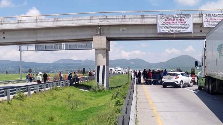 Continúa bloqueo en Arco Norte y desquicia tráfico la tarde de HOY, martes 6 de agosto