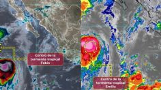 Efecto Fujiwhara en VIVO: sigue la trayectoria de las tormentas tropicales Emilia y Fabio