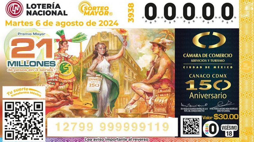 Sorteo Mayor 3938 del martes 5 de agosto: Consulta los números ganadores aquí