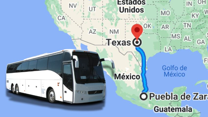 De Puebla a Texas, esta es la ruta de autobús que seguro no conocías