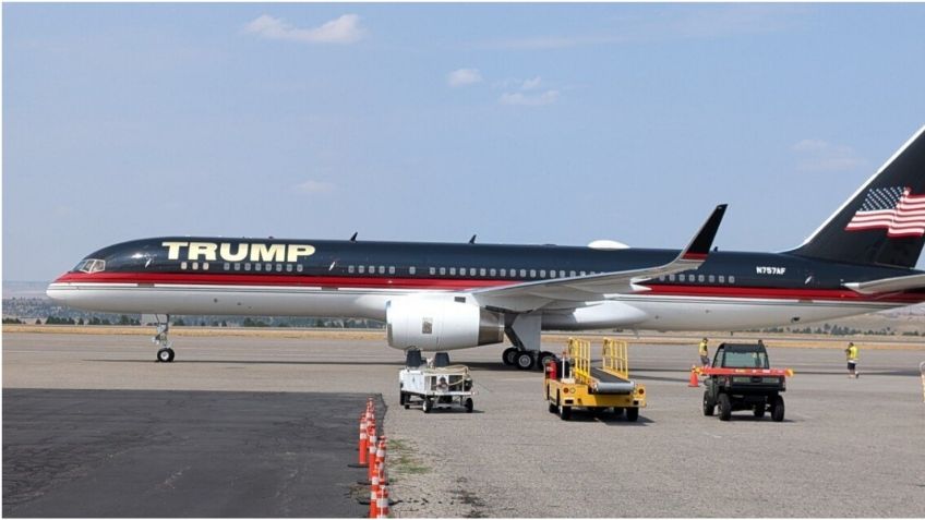 VIDEO: reportan falla mecánica en avión de Donald Trump: aterriza de emergencia