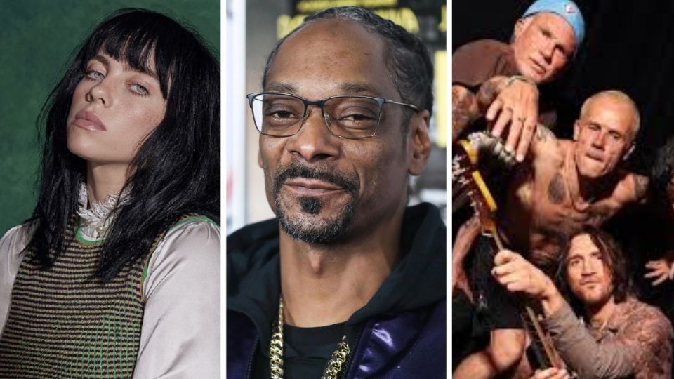 Billie Eilish, Snoop Dog y Red Hot Chili Peppers estarán en París 2024