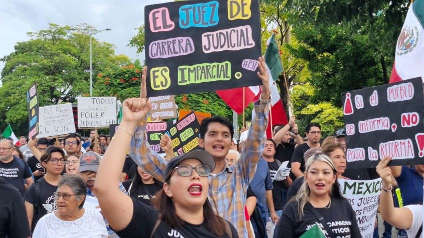 Suman cuatro días de manifestaciones en Cancún