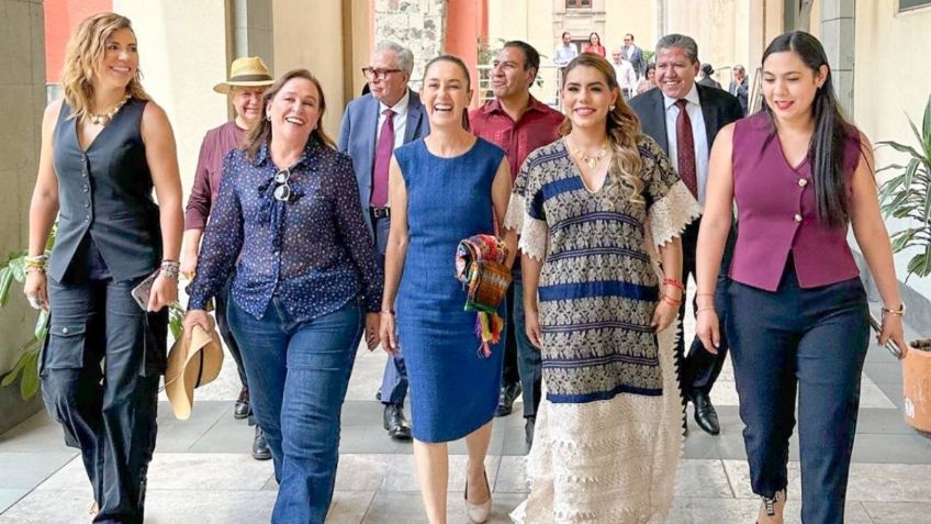 Evelyn Salgado acompañó al presidente Andrés Manuel López Obrador en su Sexto Informe de Gobierno