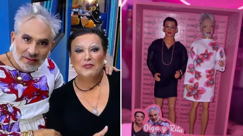 Arath de la Torre y Mario Bezares también tienen sus propias Barbies y así lucen como las tías Rita y Olga