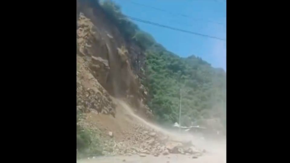 El cerro se reblandeció debido a las intensas lluvias de los últimos días.