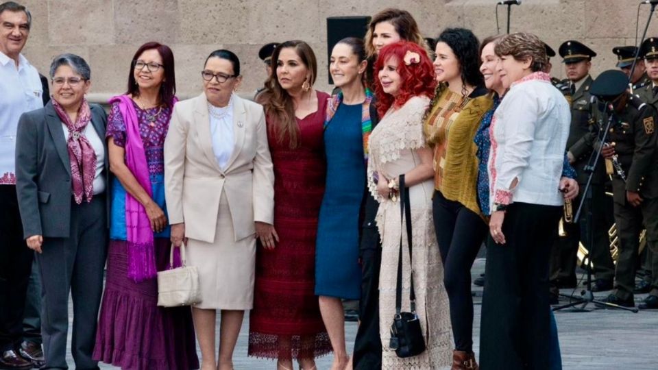 La imagen compartida por Rosa Icela Rodríguez mostró a prominentes mujeres de la 4T.