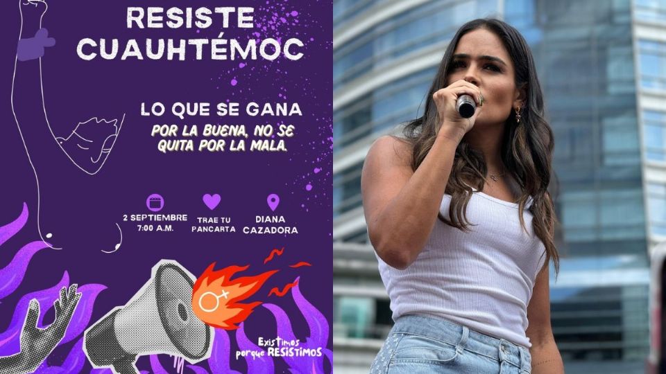 Alessandra Rojo convoca a una manifestación