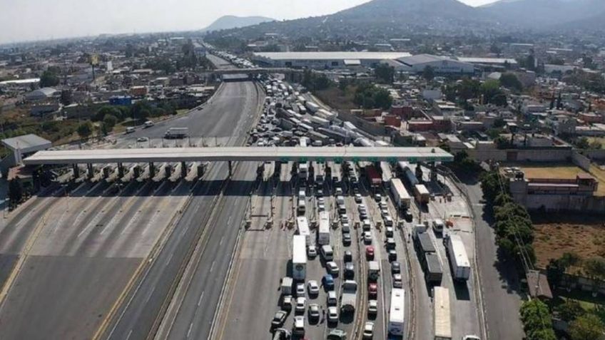 Anuncian bloqueo en la autopista México-Pachuca; aquí, las alternativas viales