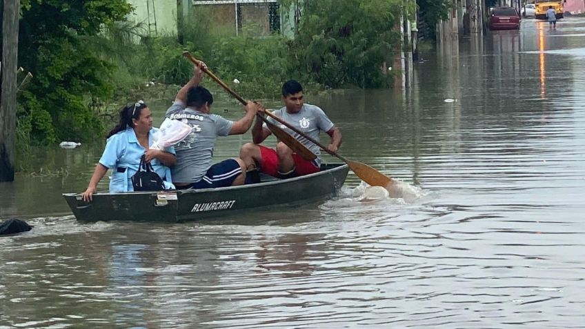 "Francine" inunda 213 colonias en Matamoros; prevén se convierta en huracán unas horas