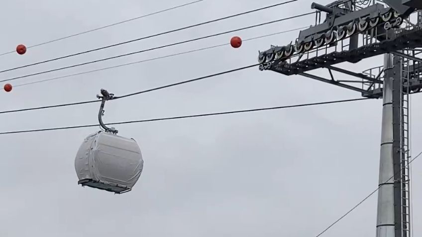 Habilitan carril reversible en Constituyentes por pruebas en Línea 3 del Cablebús