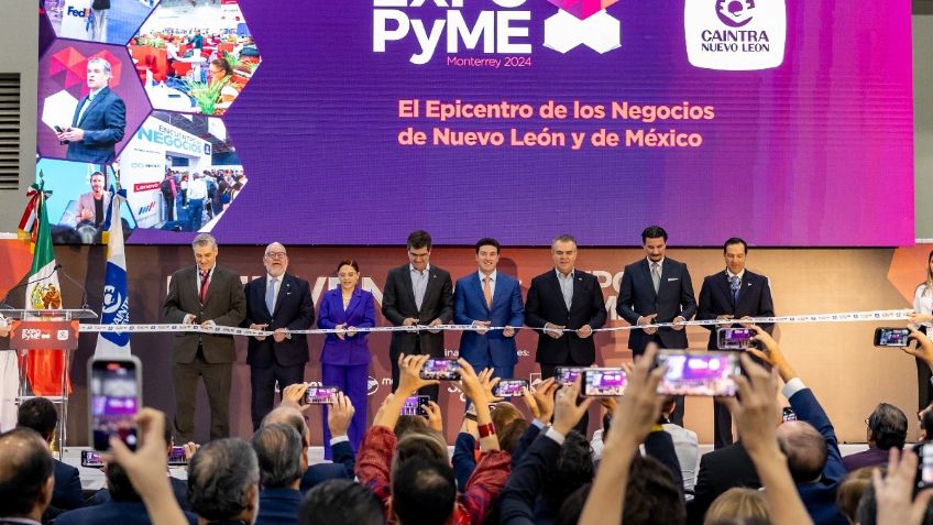 Samuel García inaugura Expo PyME 2024