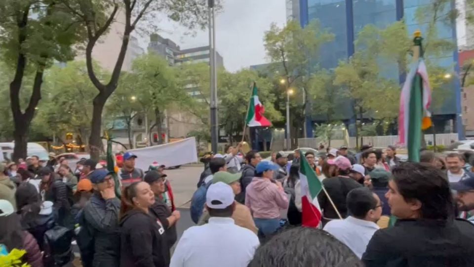 Manifestantes contra la Reforma Judicial en CDMX