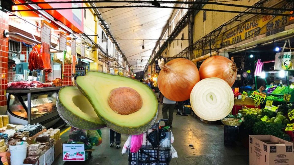 Central de Abastos: precio del aguacate y la cebolla. Fuente: producción El Heraldo de México