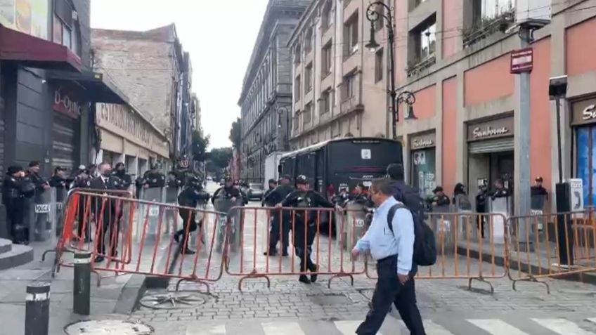 Permanece campamento de manifestantes frente al Senado y en Xicohténcatl; aquí, las alternativas viales