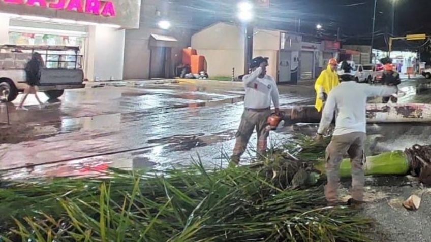 La lluvia arrasa en Chiapas: hay más de 20 viviendas dañadas