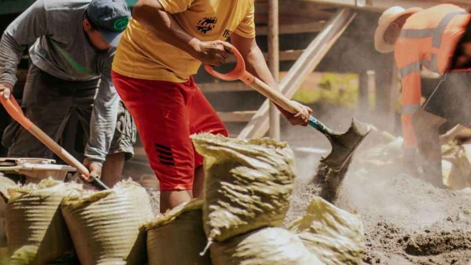 Imagen referencial de un trabajador de la construcción.