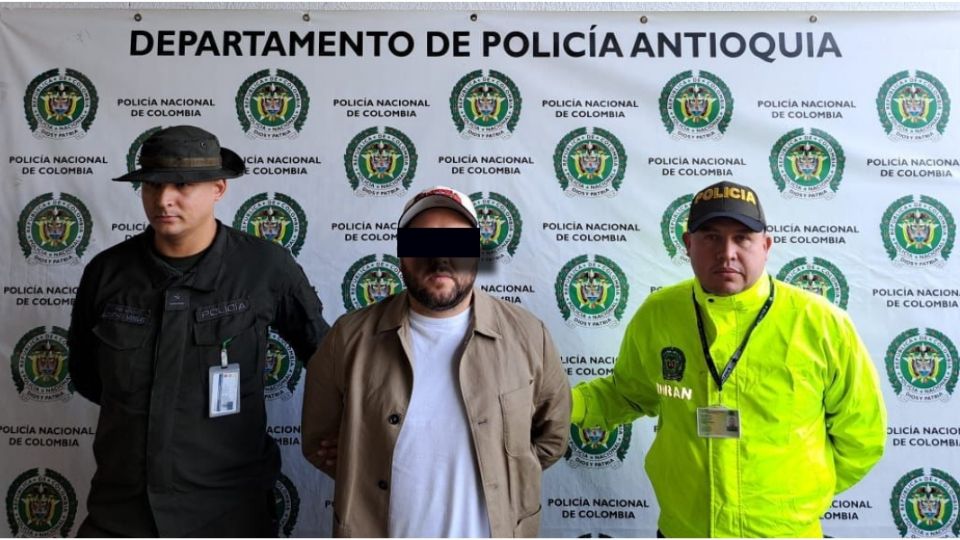 El hombre fue capturado en el aeropuerto de Rionegro (Antioquia)