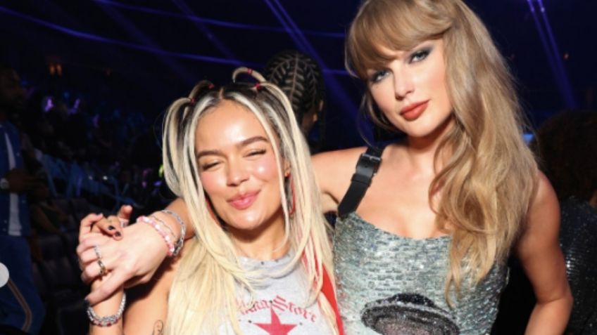 Taylor Swift se rinde ante los éxitos de Karol G y baila al ritmo de “Si antes te hubiera conocido"