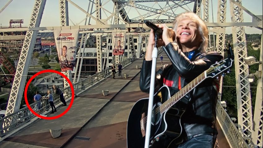 Bon Jovi salva a una mujer de no saltar de un puente en Nashville | VIDEO