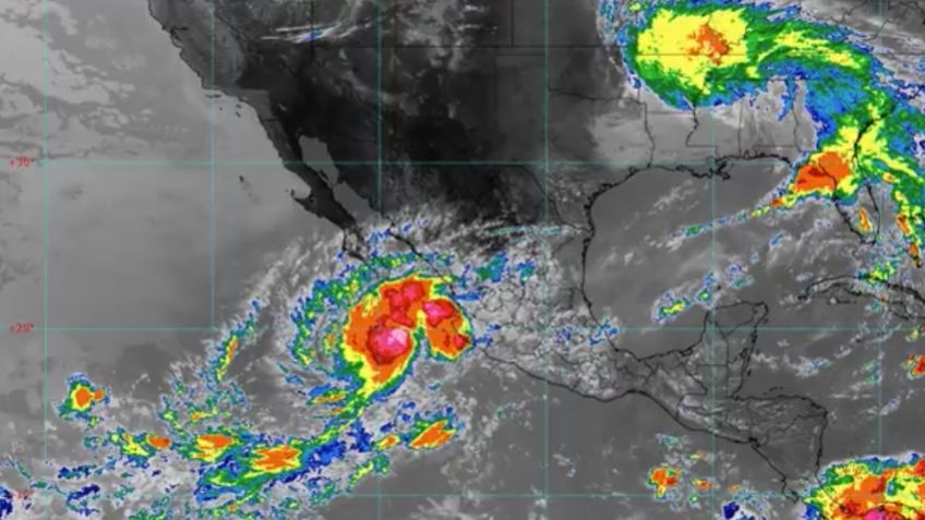 Se forma la tormenta tropical Ileana en el Océano Pacífico: trayectoria y estados que dejará bajo el agua