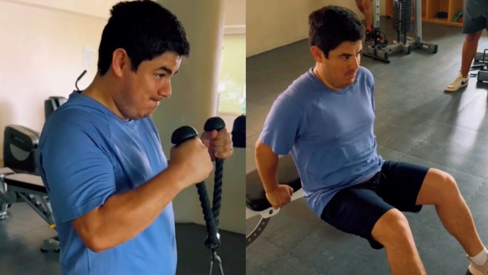 Alfredo Olivas le ha dado con todo al gym